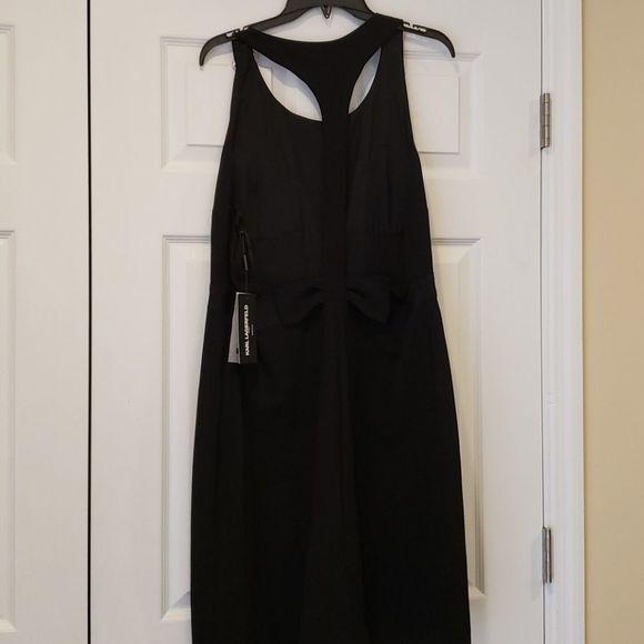 FINAL SALE Lagerfeld Paris Bow- Back Dress - Picture 8 of 8